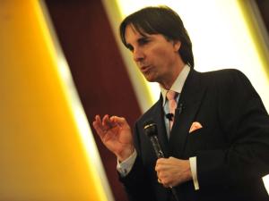 Motivational speaker Dr John Martini says we have to think long-term when considering a job. Picture: Shayne Robinson